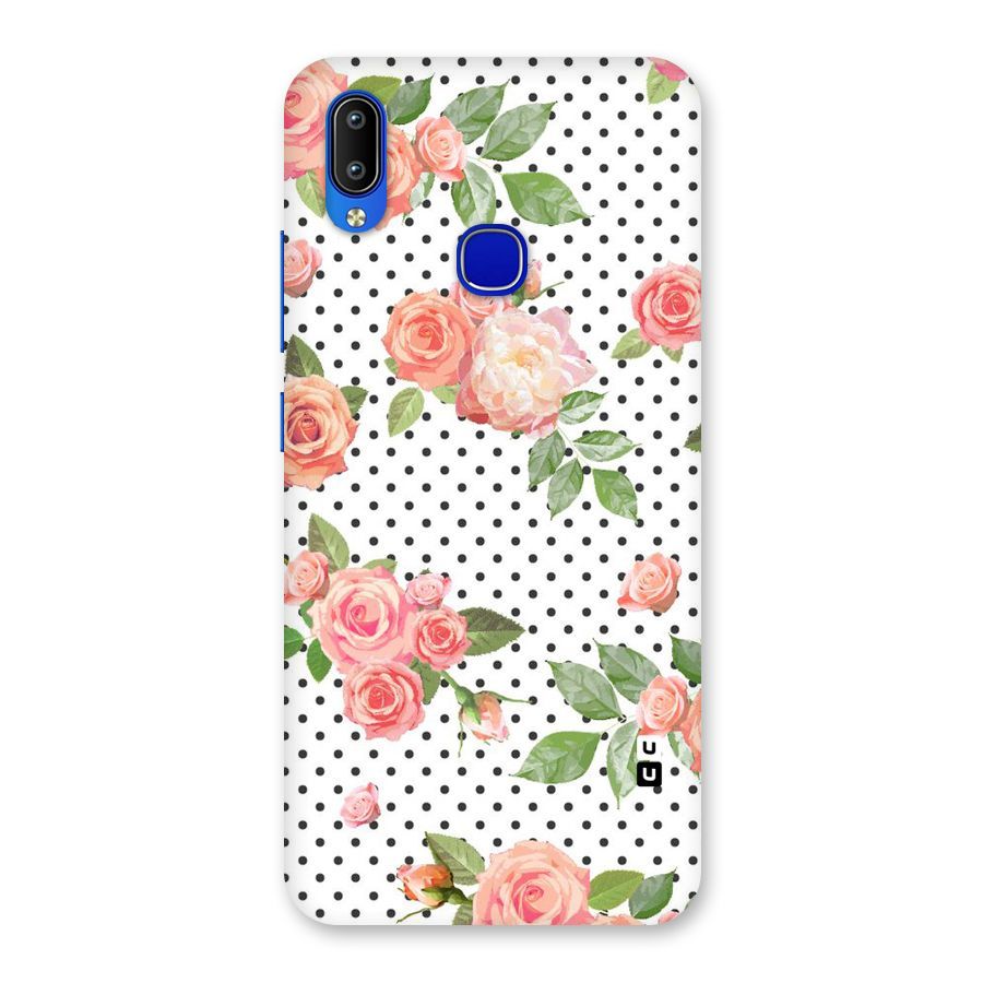 Polka Bloom White Back Case for Vivo Y91