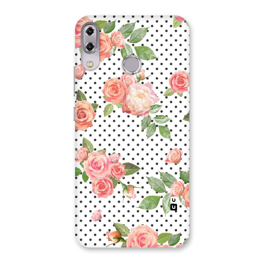 Polka Bloom White Back Case for Zenfone 5Z