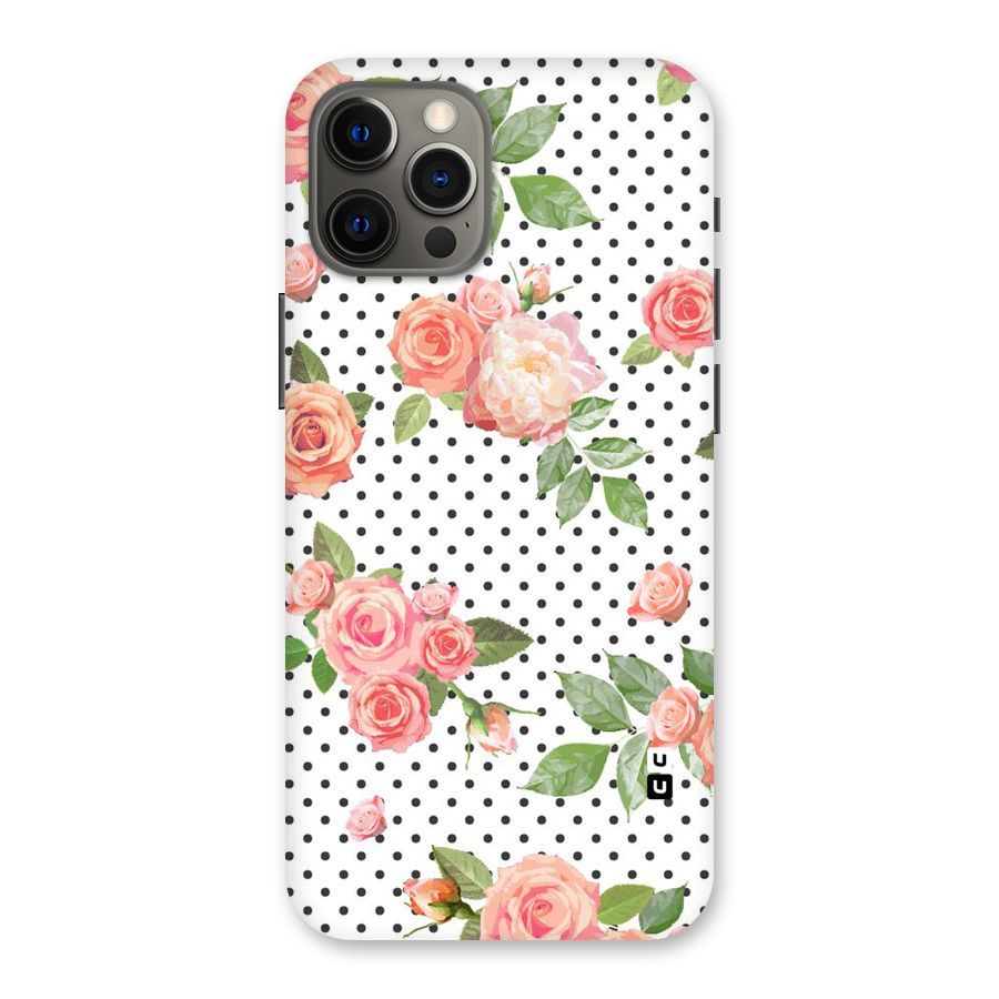 Polka Bloom White Back Case for iPhone 12 Pro Max
