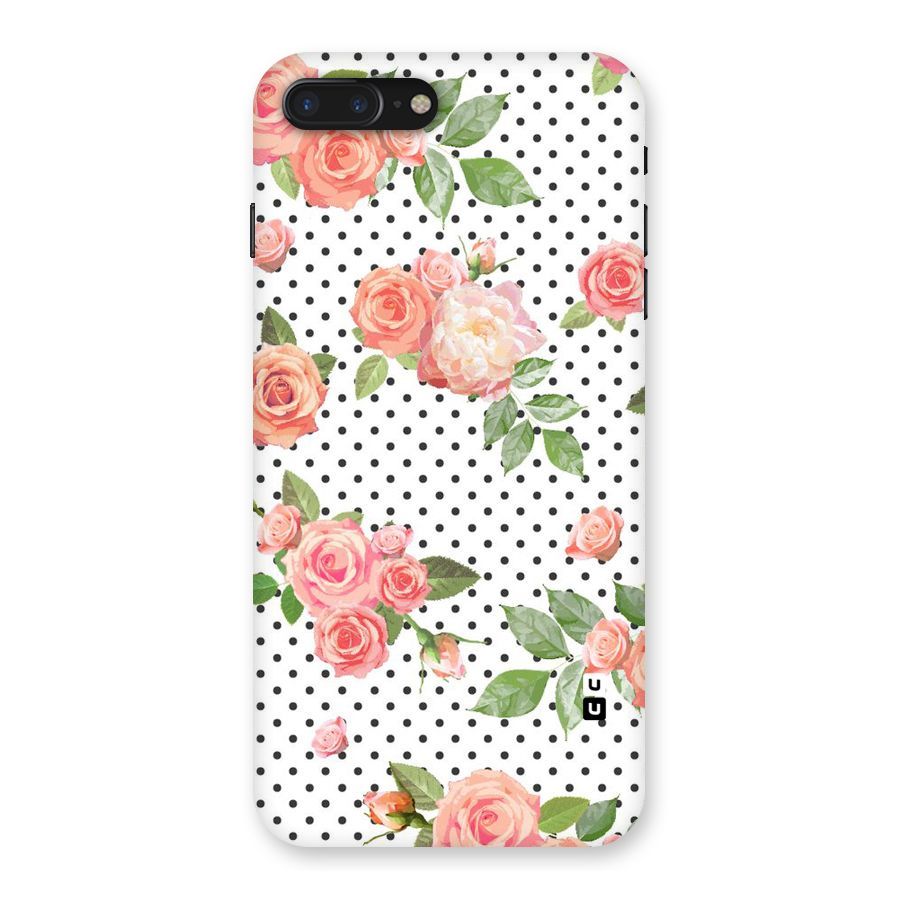 Polka Bloom White Back Case for iPhone 7 Plus
