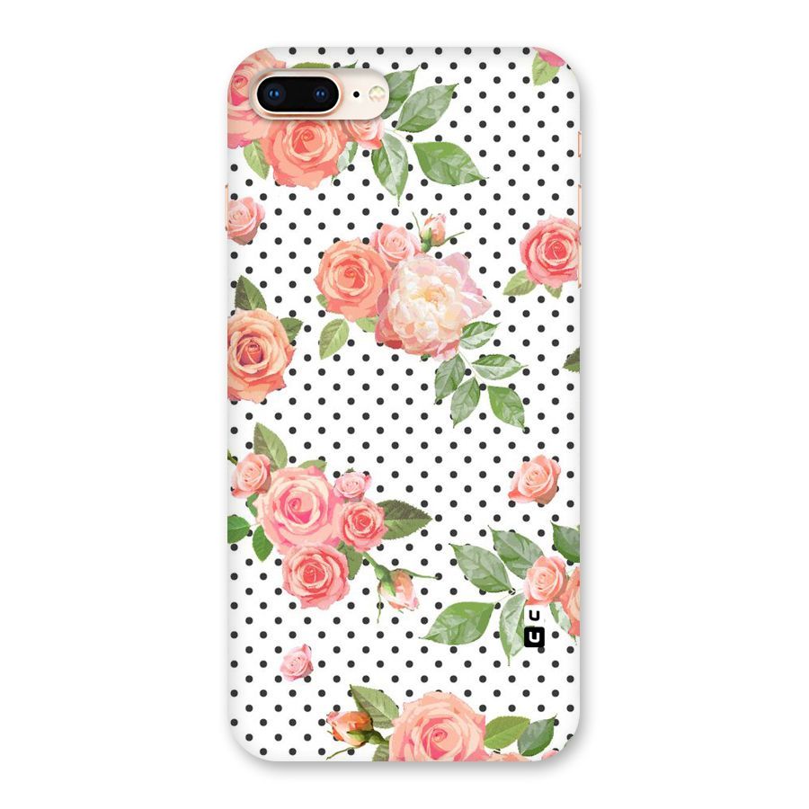 Polka Bloom White Back Case for iPhone 8 Plus