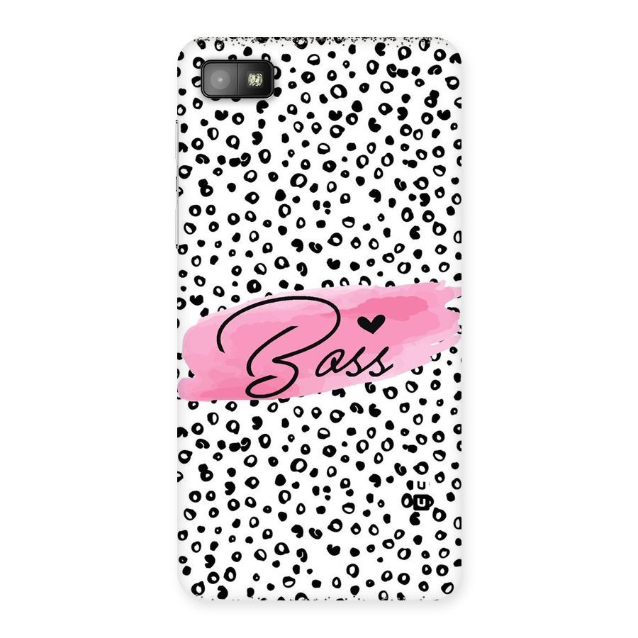 Polka Boss Back Case for Blackberry Z10