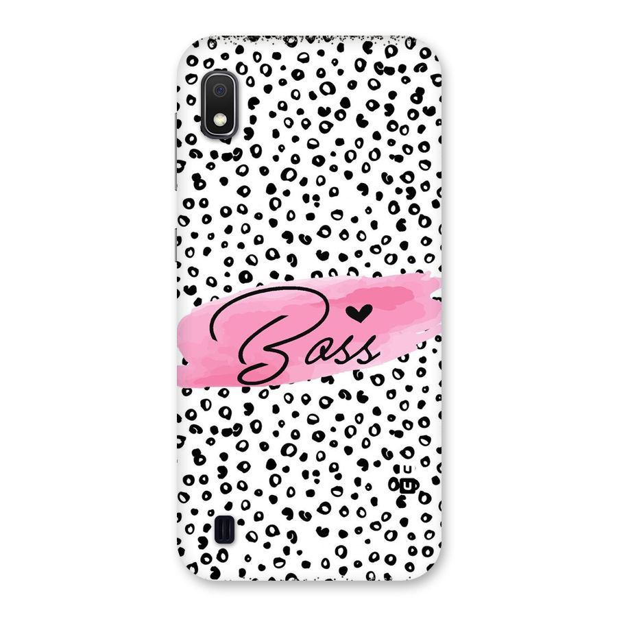 Polka Boss Back Case for Galaxy A10