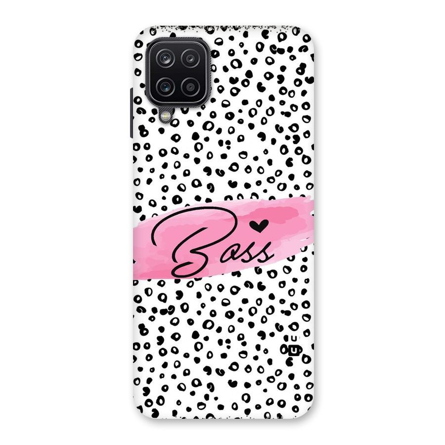 Polka Boss Back Case for Galaxy A12