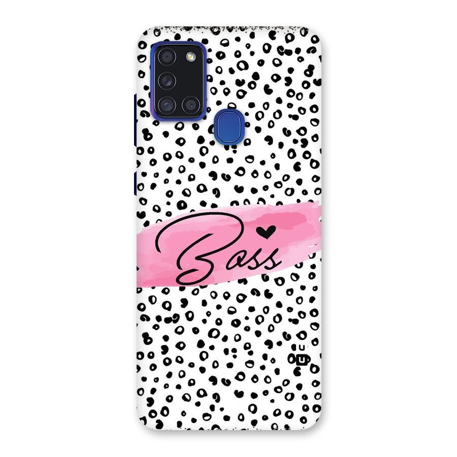 Polka Boss Back Case for Galaxy A21s