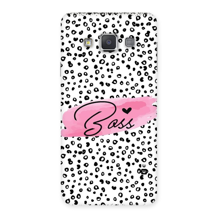 Polka Boss Back Case for Galaxy A3