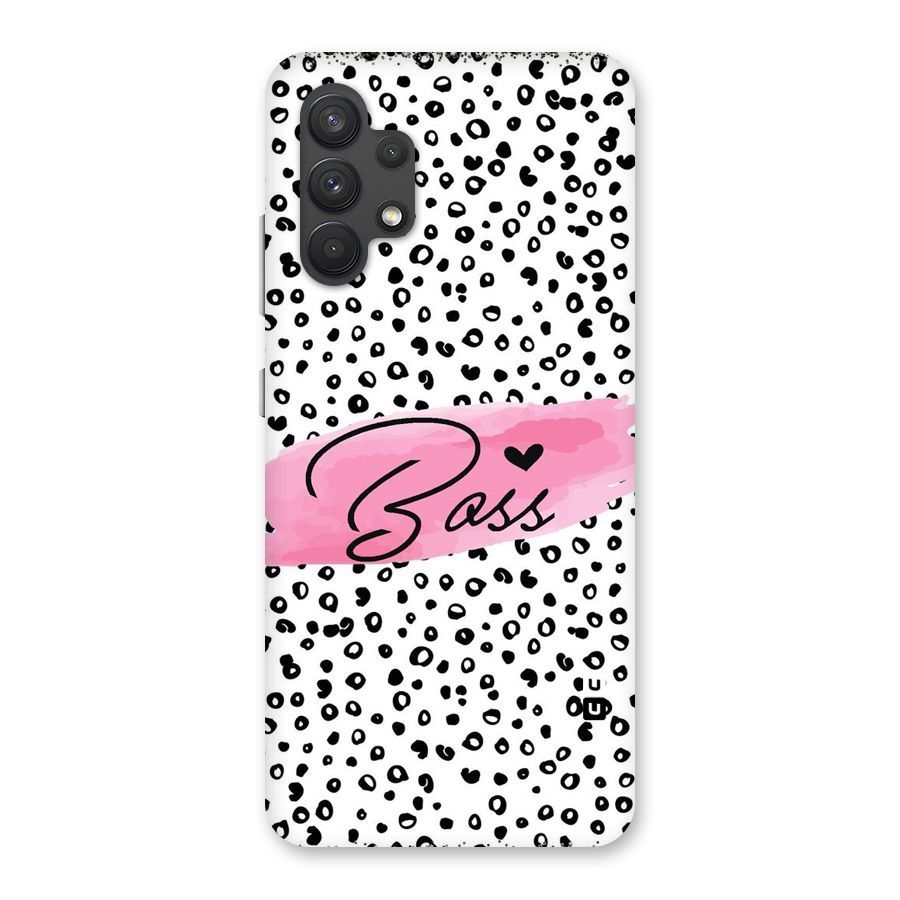 Polka Boss Back Case for Galaxy A32