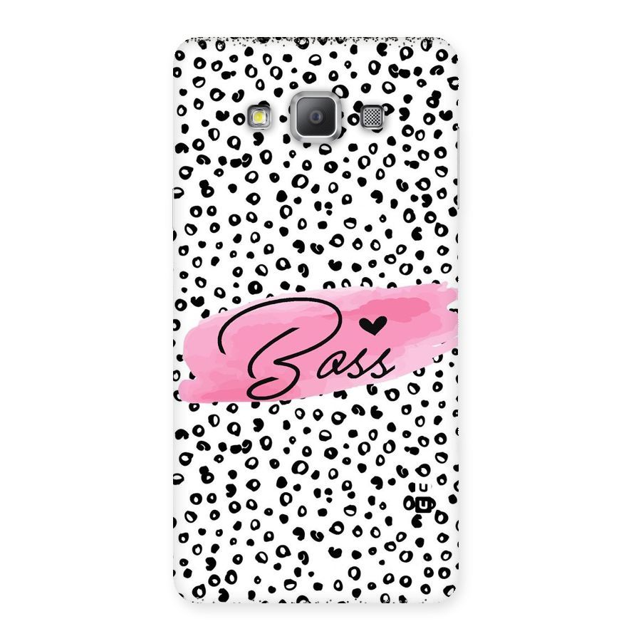 Polka Boss Back Case for Galaxy A7