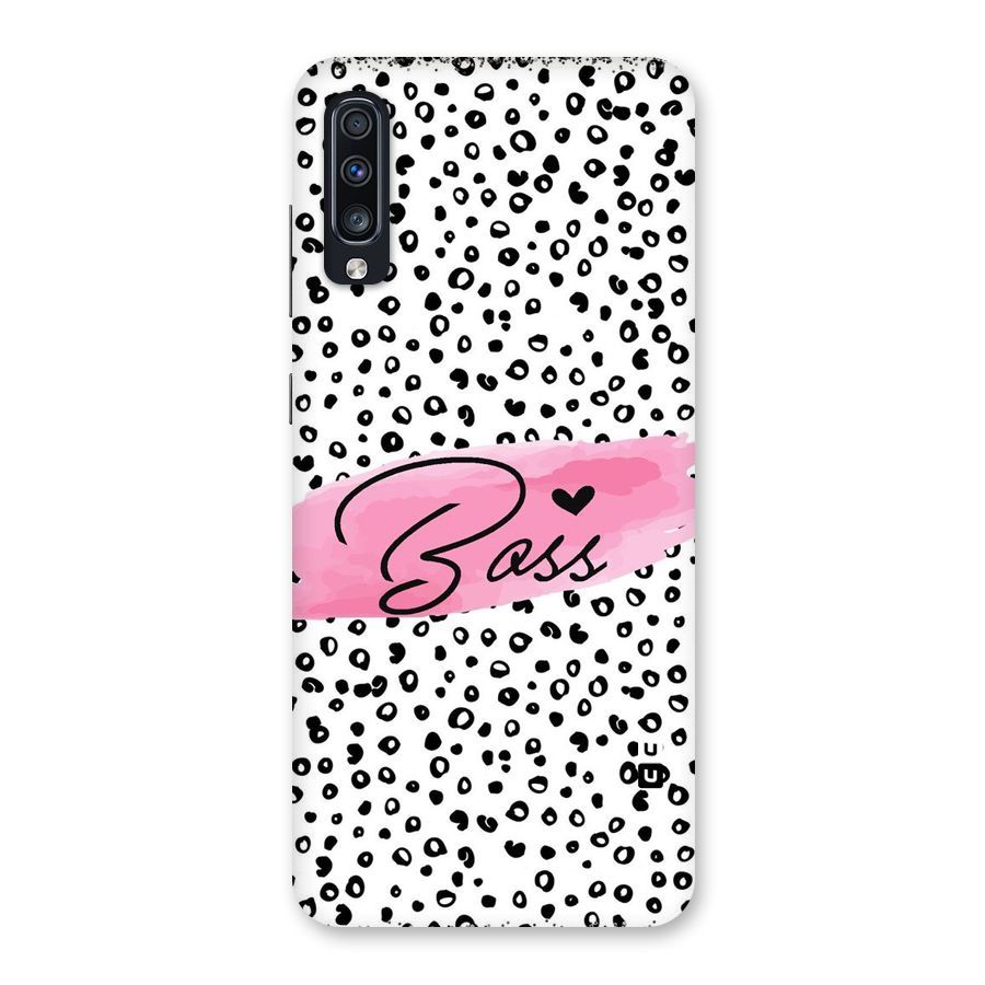 Polka Boss Back Case for Galaxy A70