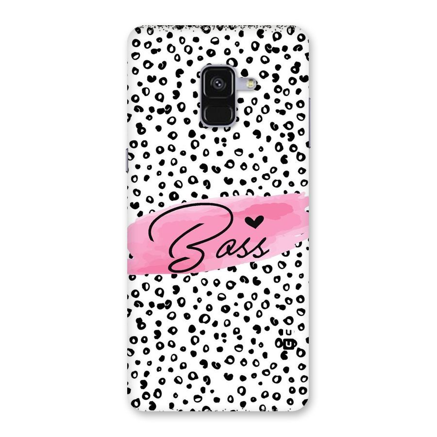 Polka Boss Back Case for Galaxy A8 Plus