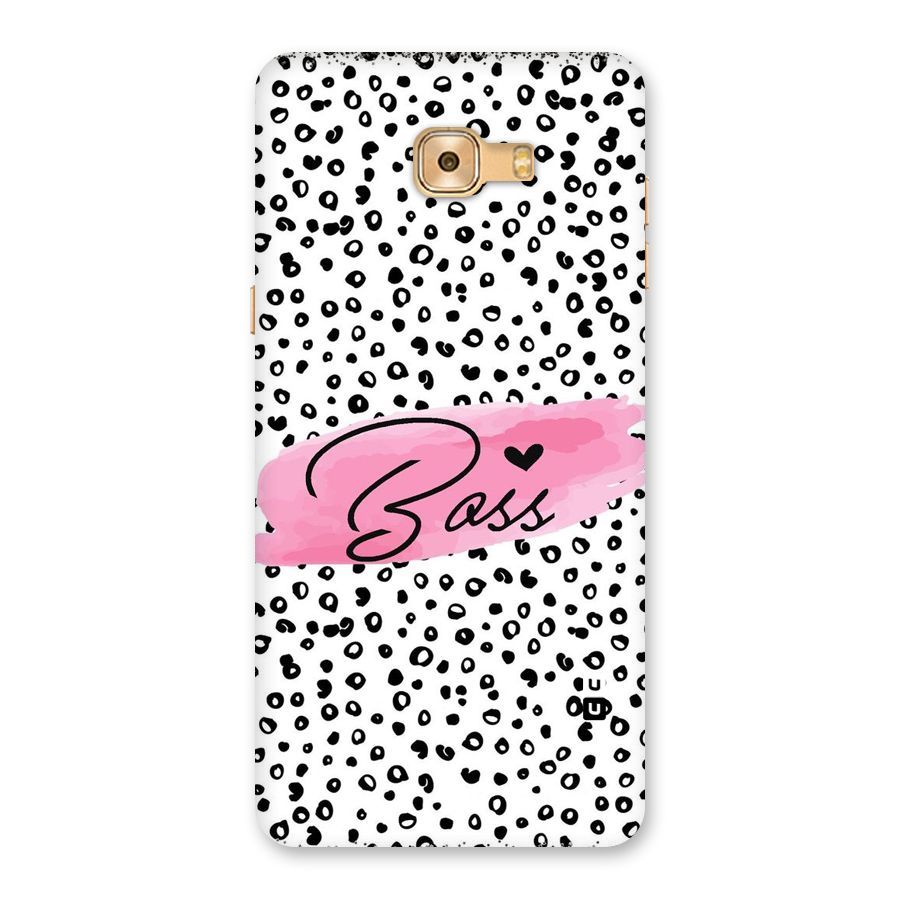 Polka Boss Back Case for Galaxy C9 Pro