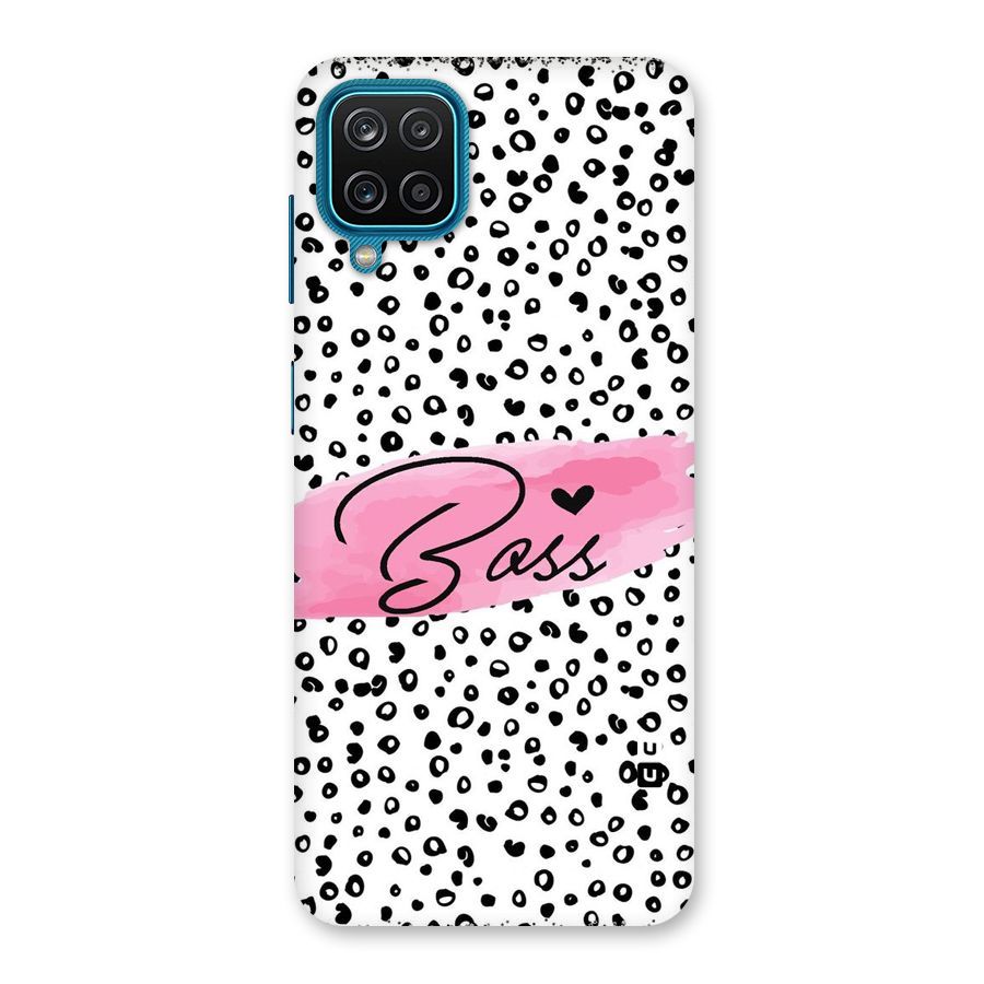 Polka Boss Back Case for Galaxy M12