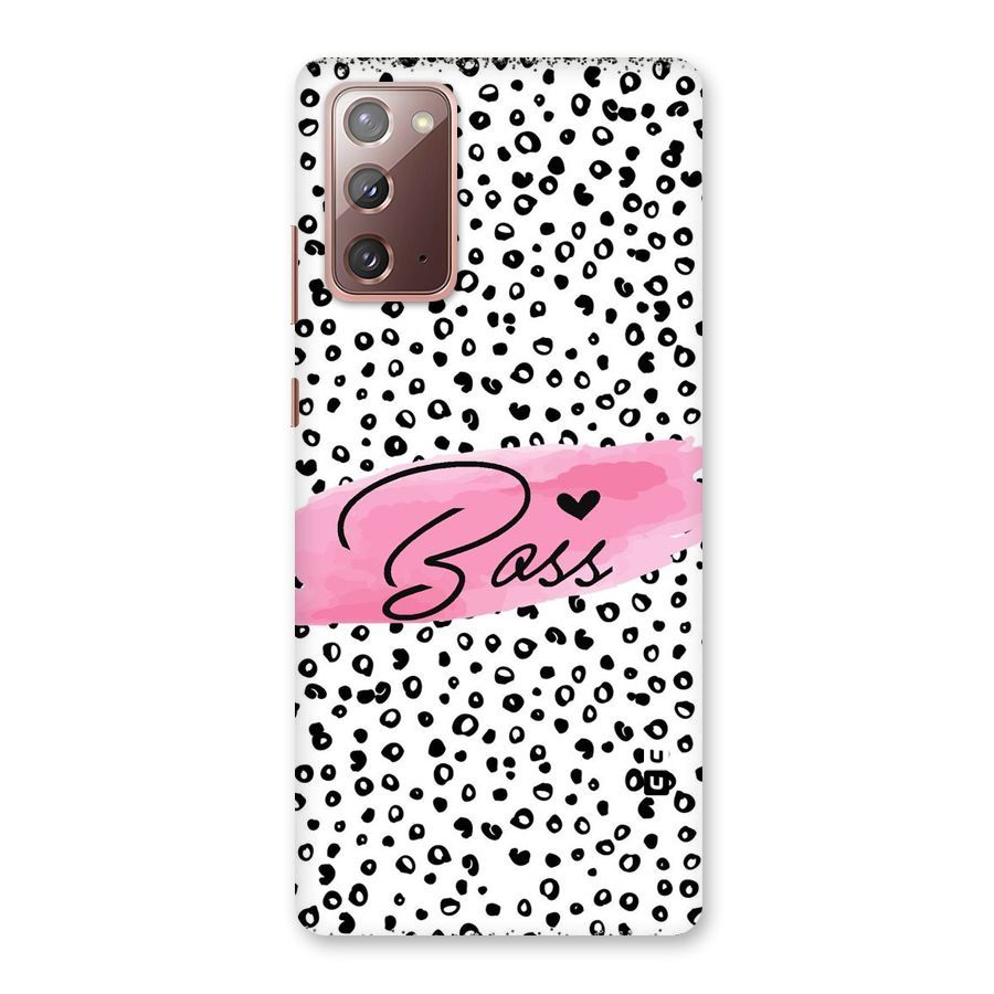 Polka Boss Back Case for Galaxy Note 20