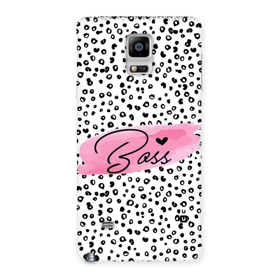 Polka Boss Back Case for Galaxy Note 4