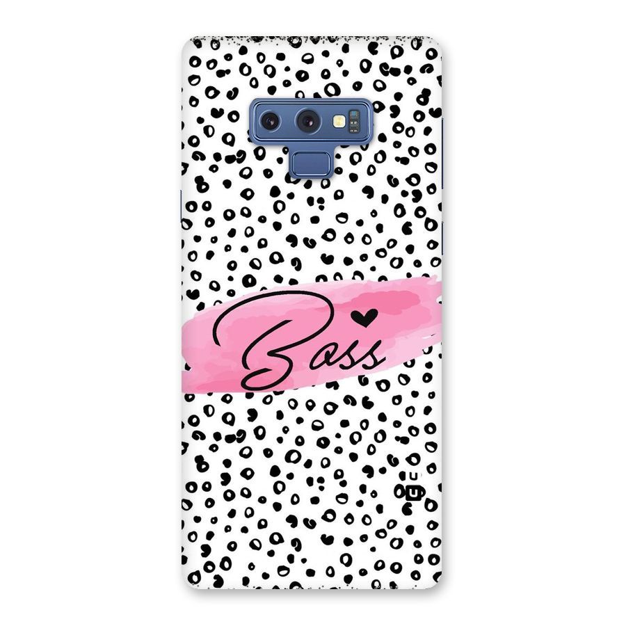 Polka Boss Back Case for Galaxy Note 9