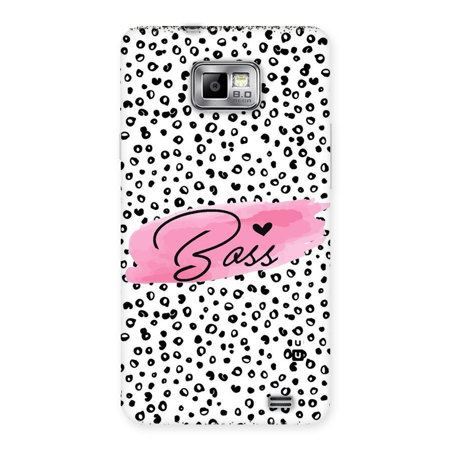 Polka Boss Back Case for Galaxy S2