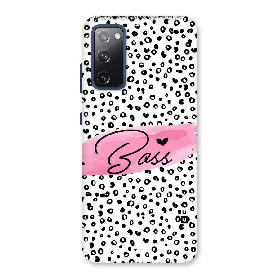 Polka Boss Back Case for Galaxy S20 FE