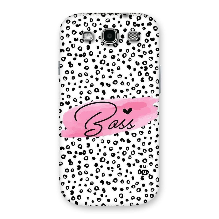 Polka Boss Back Case for Galaxy S3