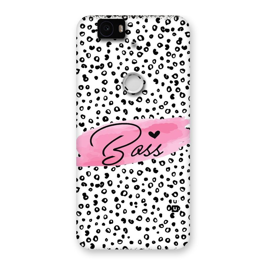 Polka Boss Back Case for Google Nexus-6P
