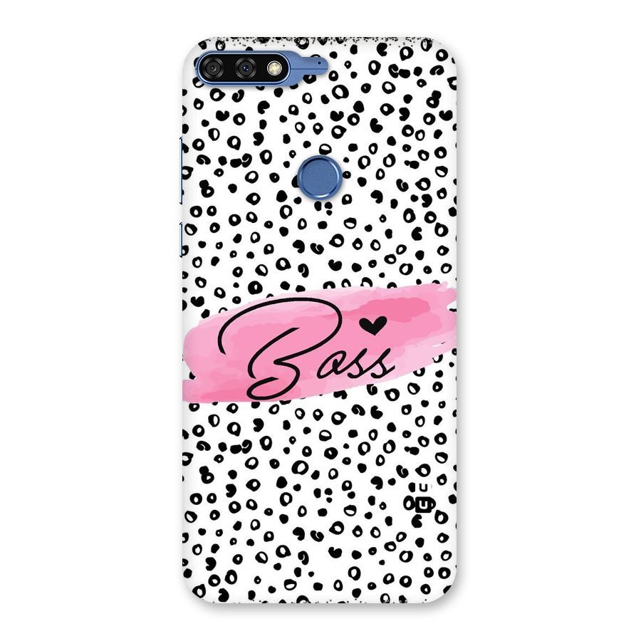 Polka Boss Back Case for Honor 7C