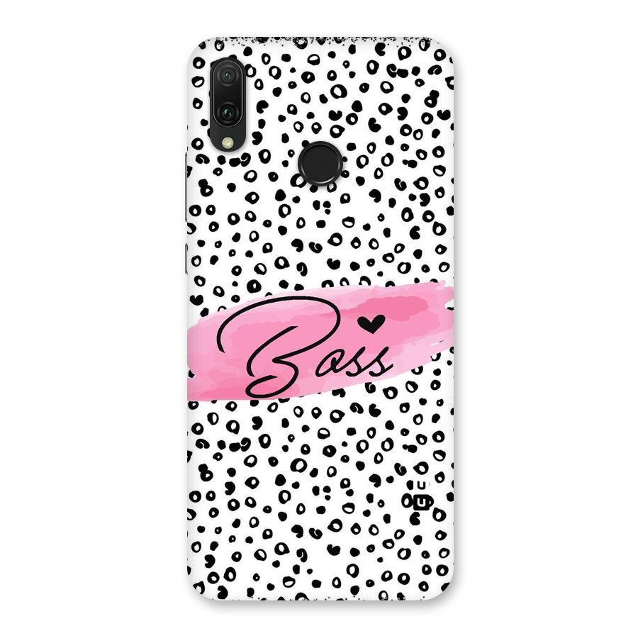 Polka Boss Back Case for Huawei Y9 (2019)