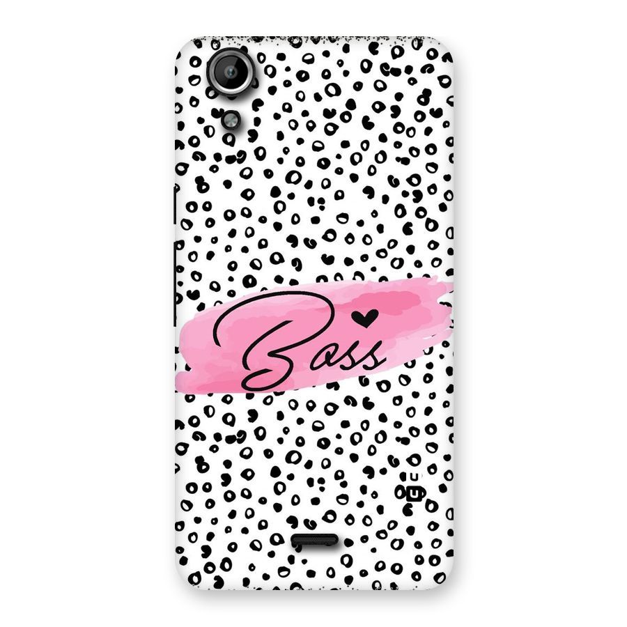 Polka Boss Back Case for Micromax Canvas Selfie Lens Q345