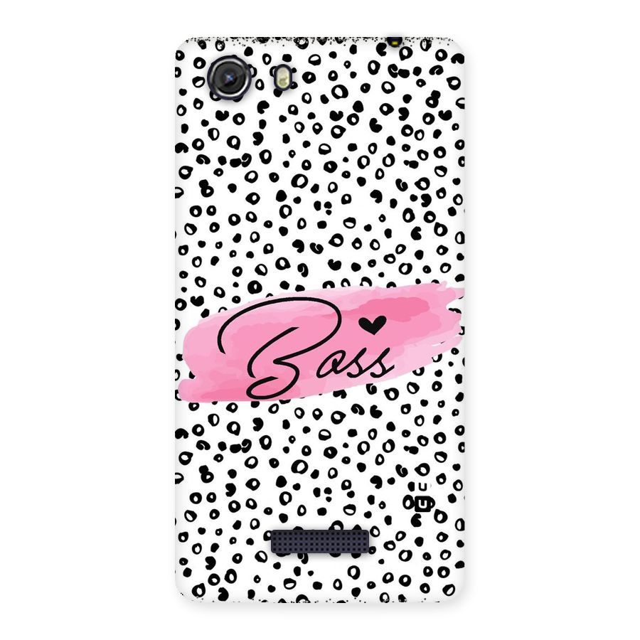 Polka Boss Back Case for Micromax Unite 3