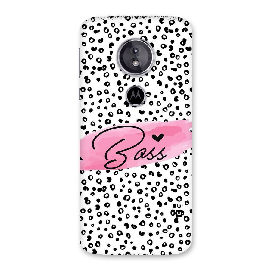 Polka Boss Back Case for Moto E5