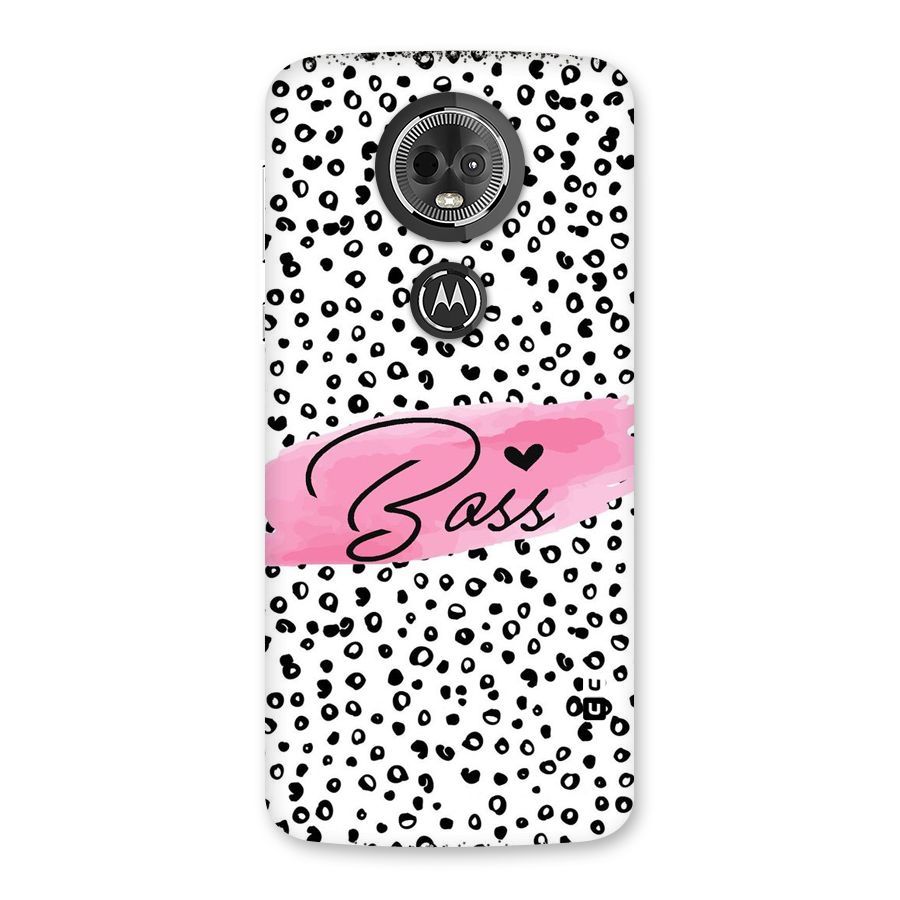 Polka Boss Back Case for Moto E5 Plus