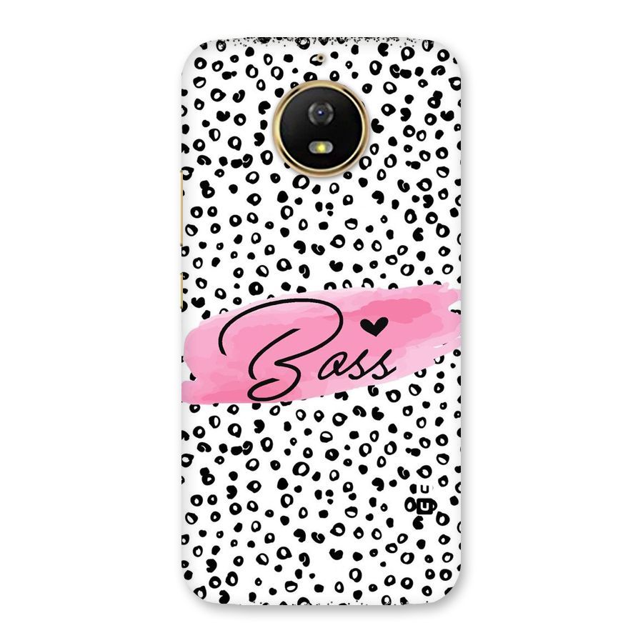 Polka Boss Back Case for Moto G5s
