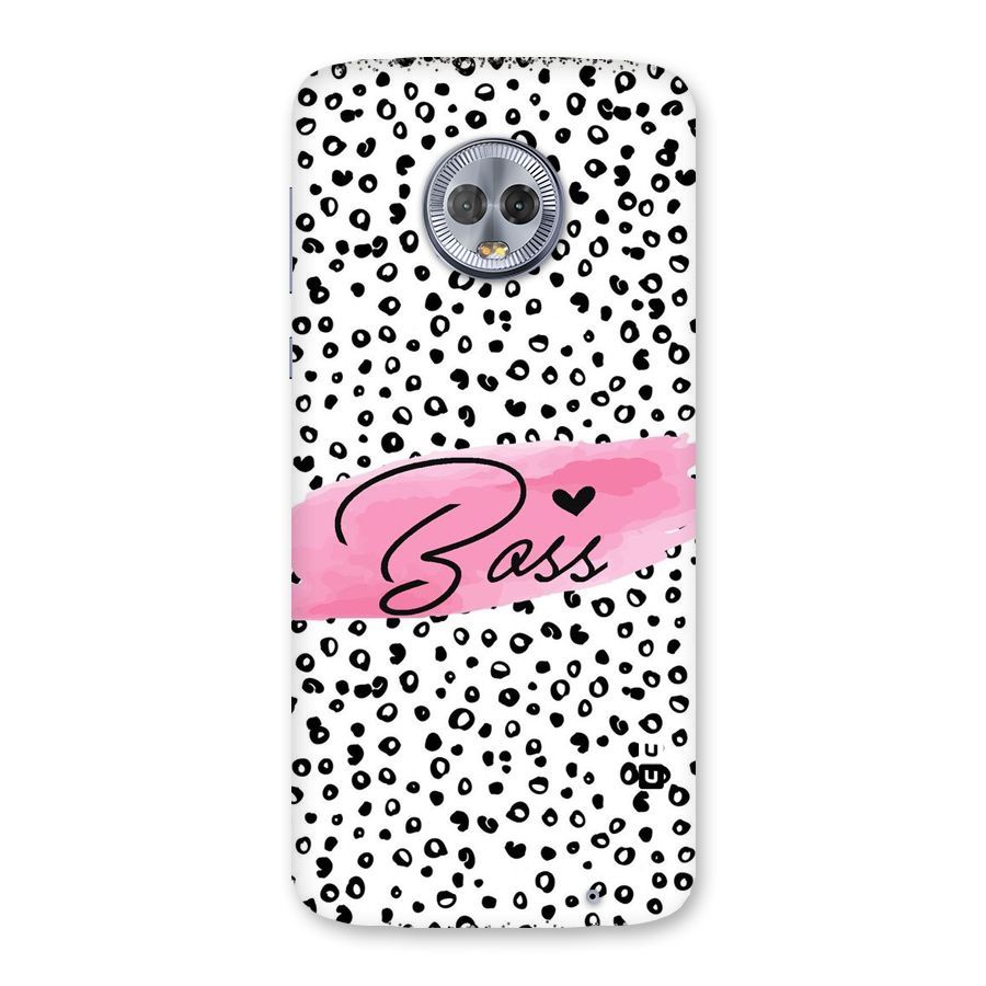Polka Boss Back Case for Moto G6 Plus