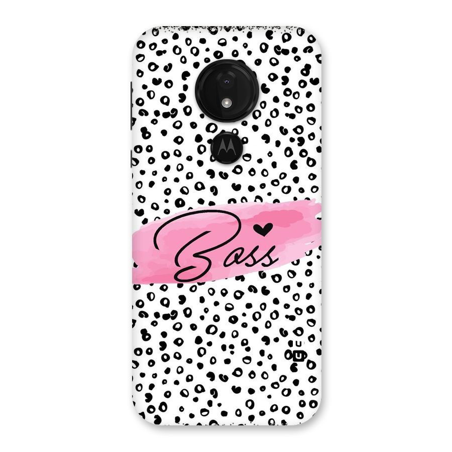 Polka Boss Back Case for Moto G7 Power
