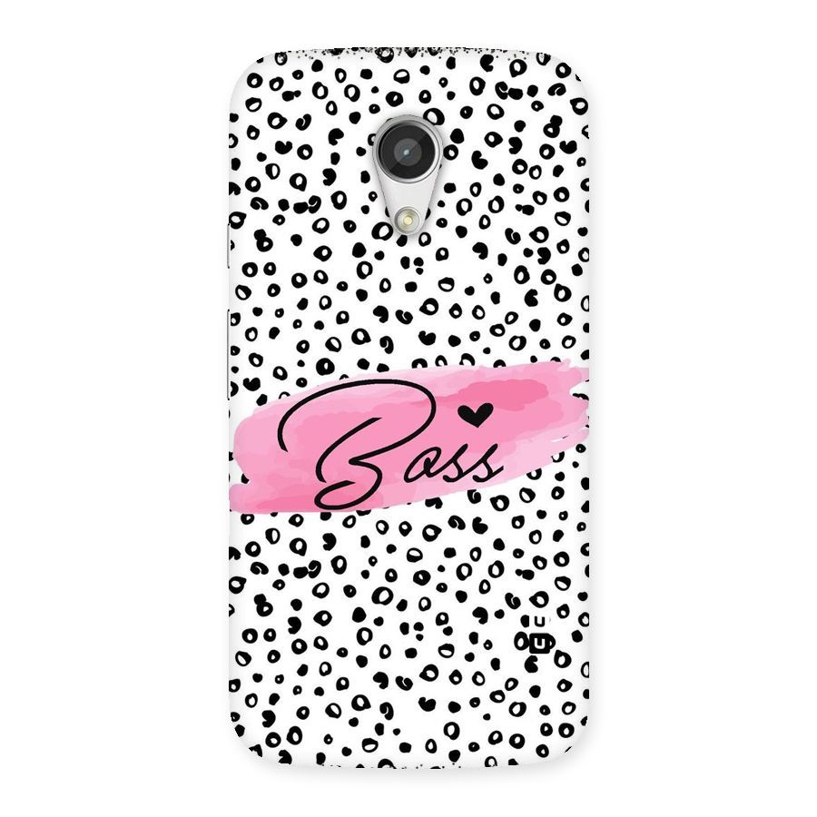 Polka Boss Back Case for Moto G 2nd Gen