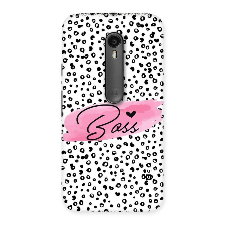 Polka Boss Back Case for Moto G Turbo