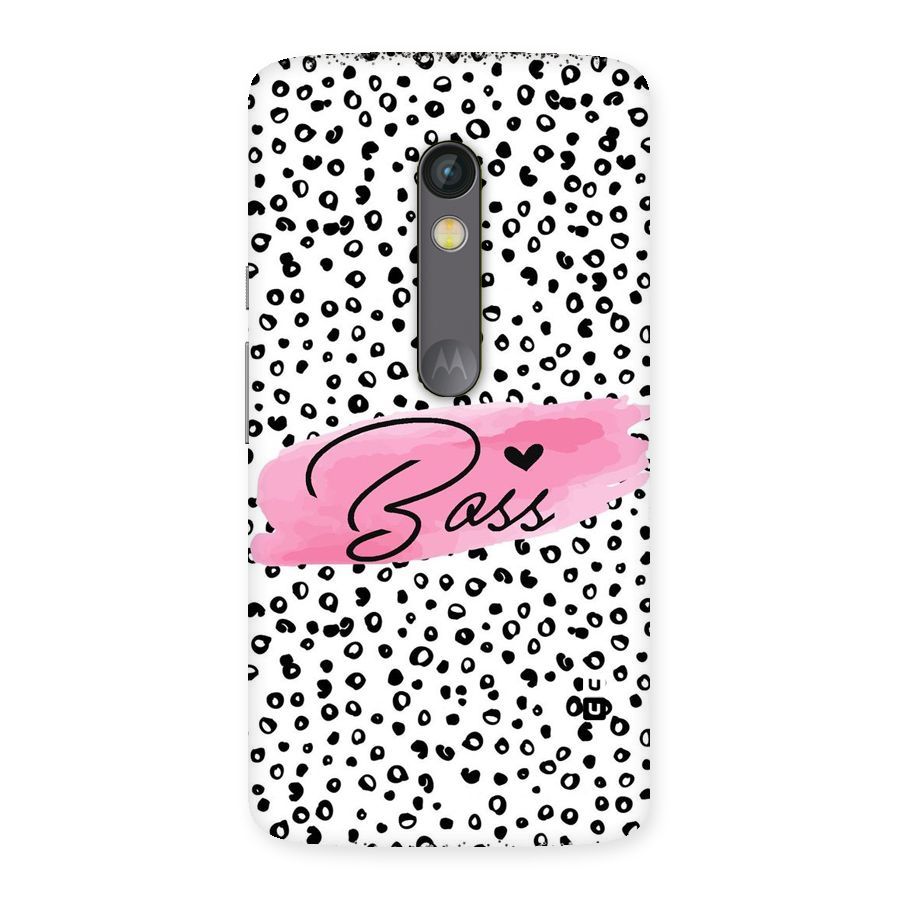 Polka Boss Back Case for Moto X Play