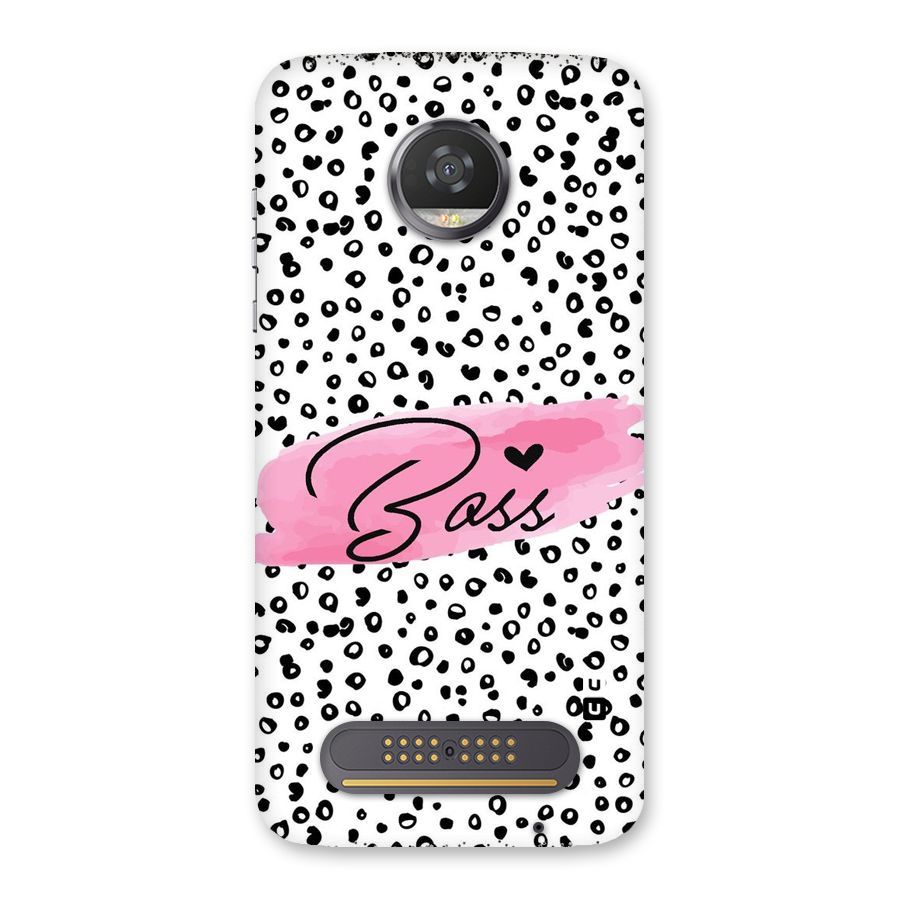 Polka Boss Back Case for Moto Z2 Play