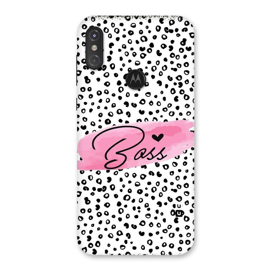Polka Boss Back Case for Motorola One Power