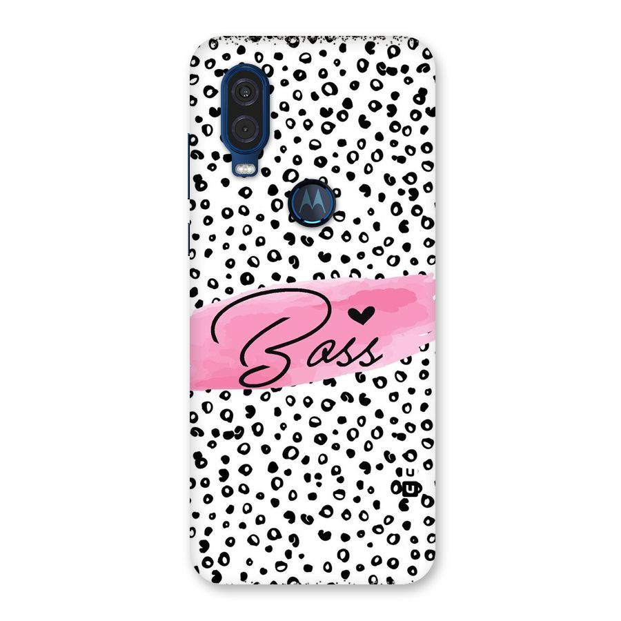 Polka Boss Back Case for Motorola One Vision