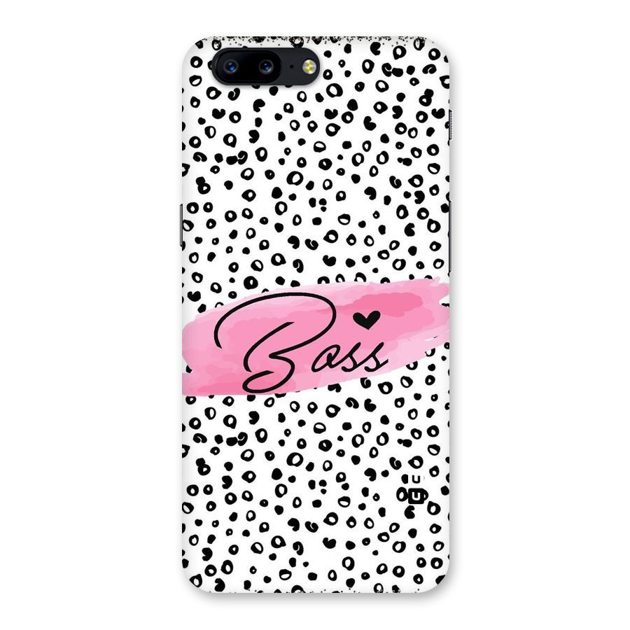 Polka Boss Back Case for OnePlus 5