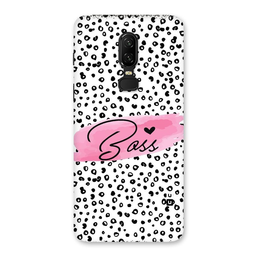 Polka Boss Back Case for OnePlus 6