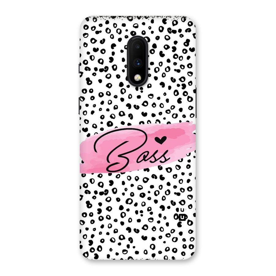 Polka Boss Back Case for OnePlus 7