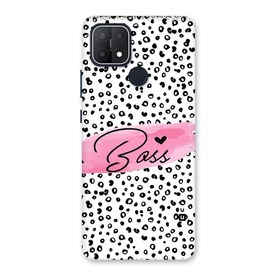 Polka Boss Back Case for Oppo A15s