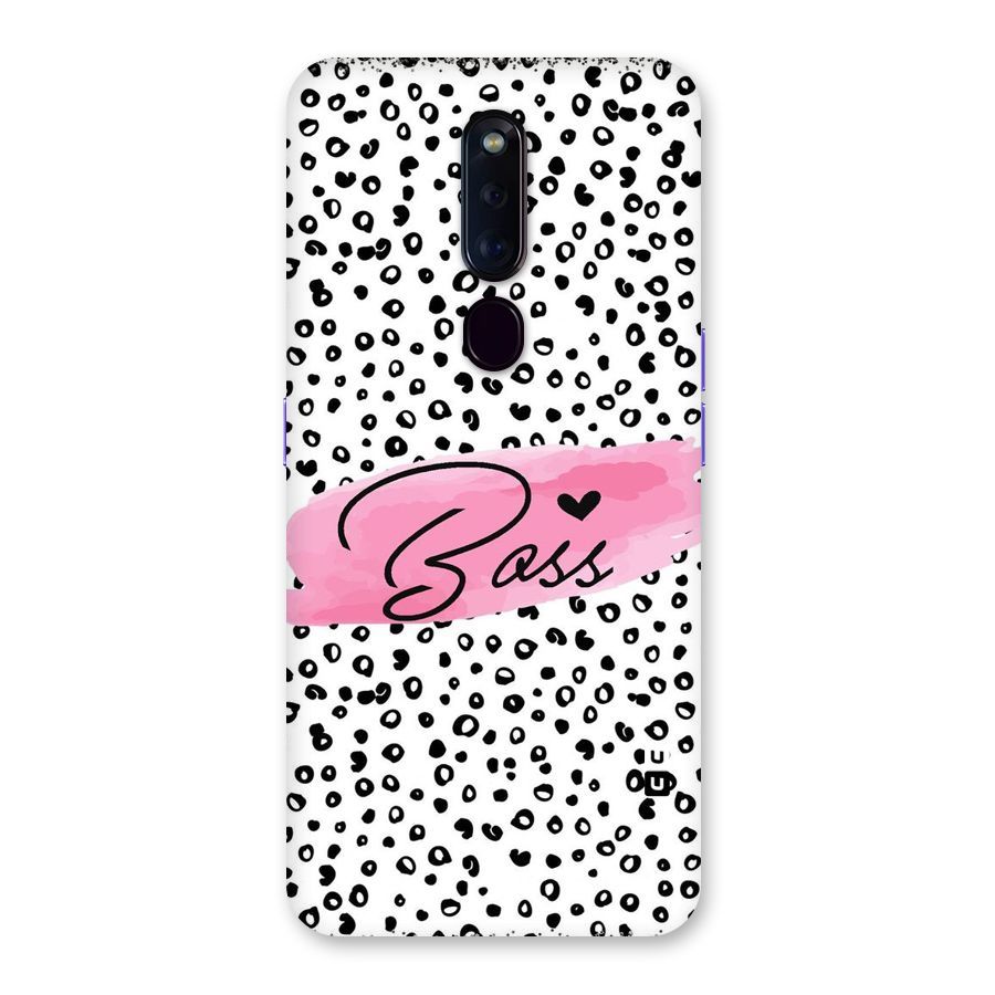 Polka Boss Back Case for Oppo F11 Pro
