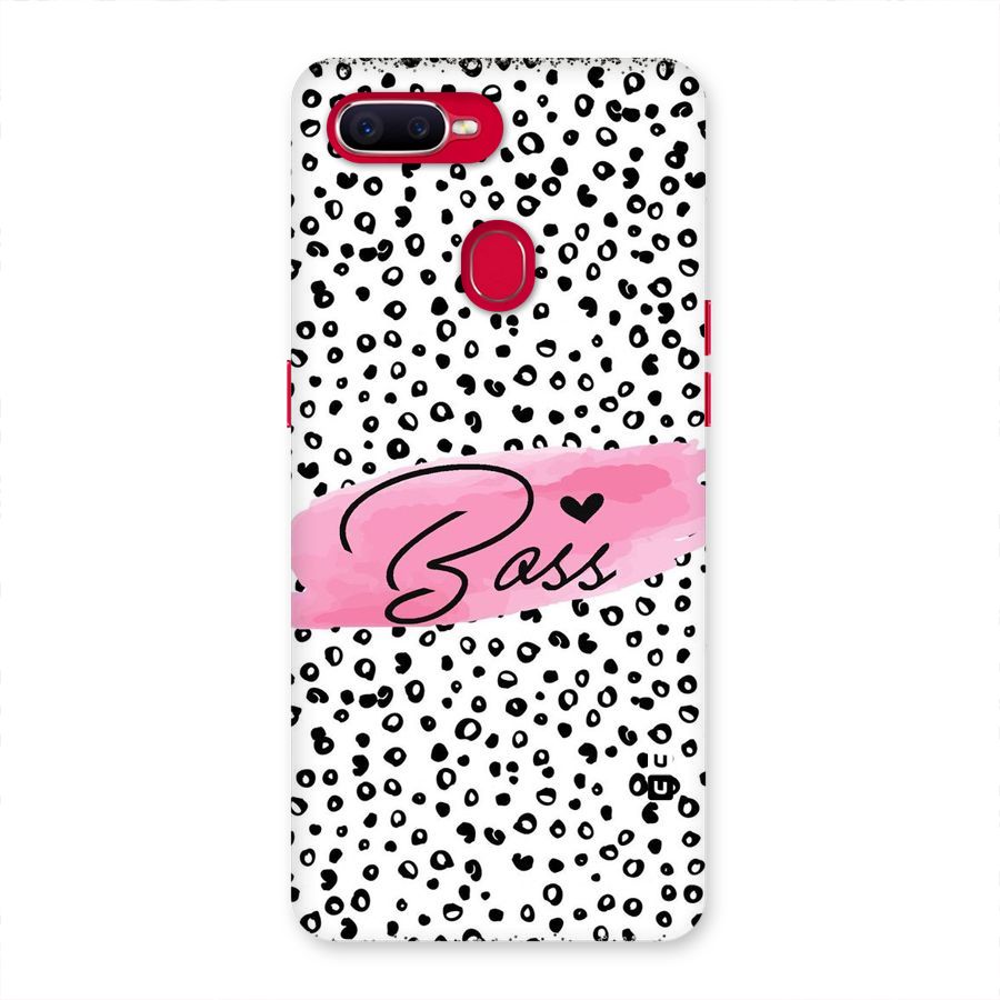 Polka Boss Back Case for Oppo F9 Pro