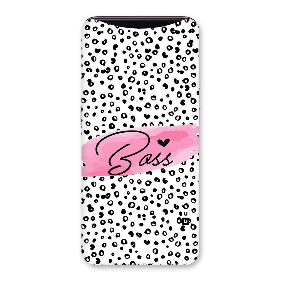 Polka Boss Back Case for Oppo Find X