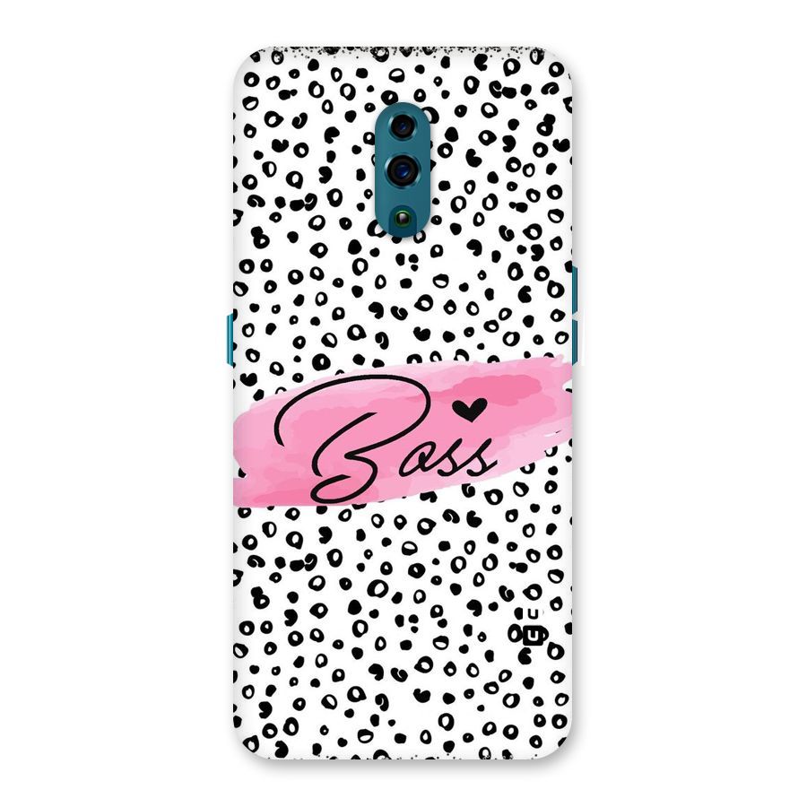 Polka Boss Back Case for Oppo Reno