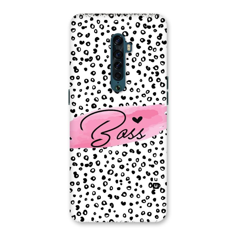 Polka Boss Back Case for Oppo Reno2
