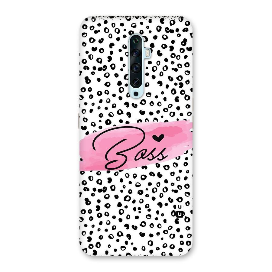 Polka Boss Back Case for Oppo Reno2 Z