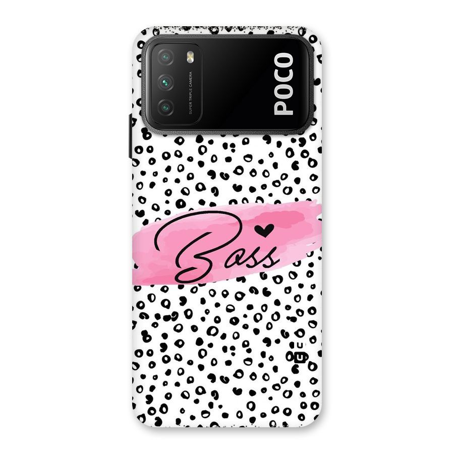 Polka Boss Back Case for Poco M3