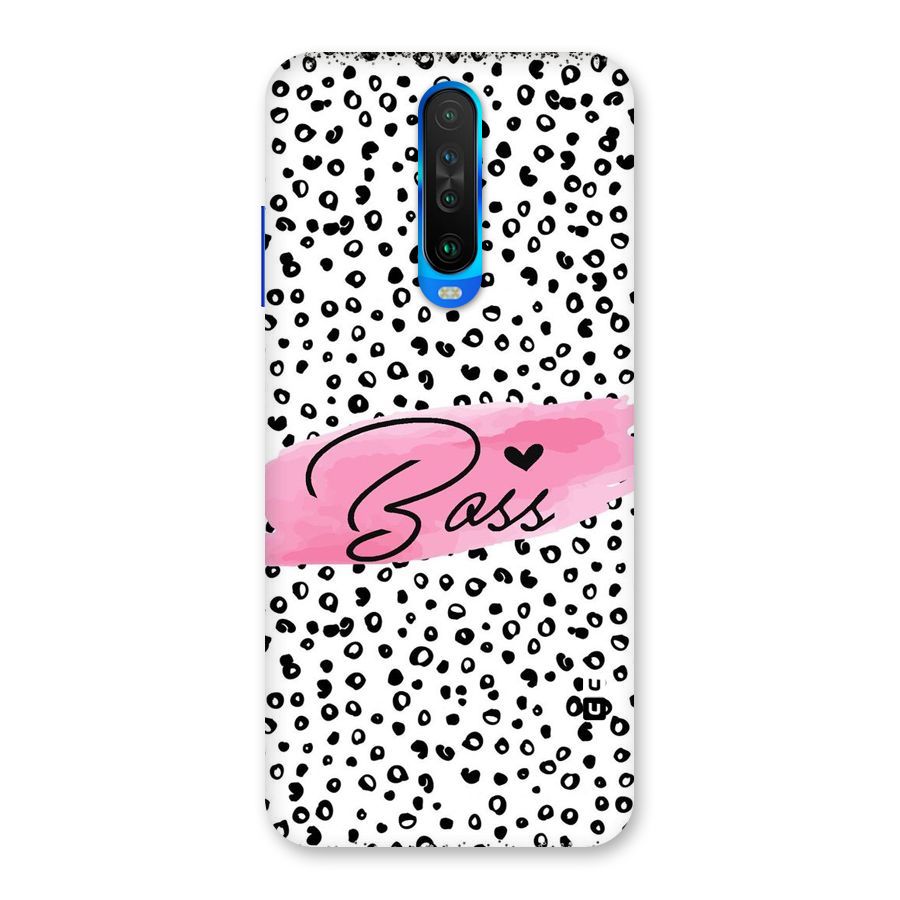 Polka Boss Back Case for Poco X2
